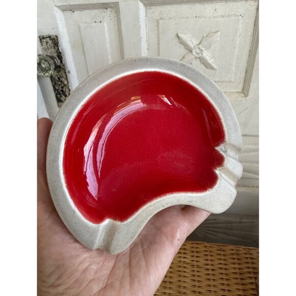 Vintage MCM Pair Ross Originals California Pottery Atomic Ashtrays - Picture 4 of 11